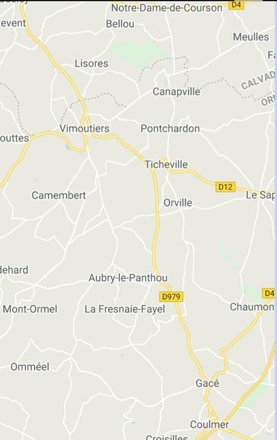 La Petite Maison Normande Ticheville Eksteriør billede
